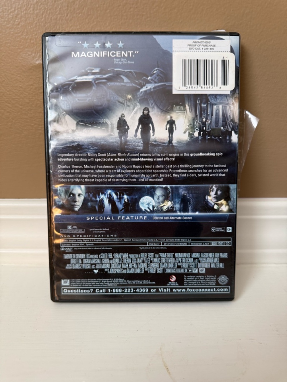 Prometheus DVD - Picture 2 of 2